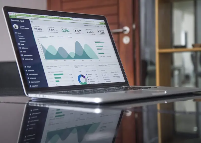 SEO company in India analytics dashboard showing organic traffic growth, keyword rankings and search performance metrics for Indian businesses