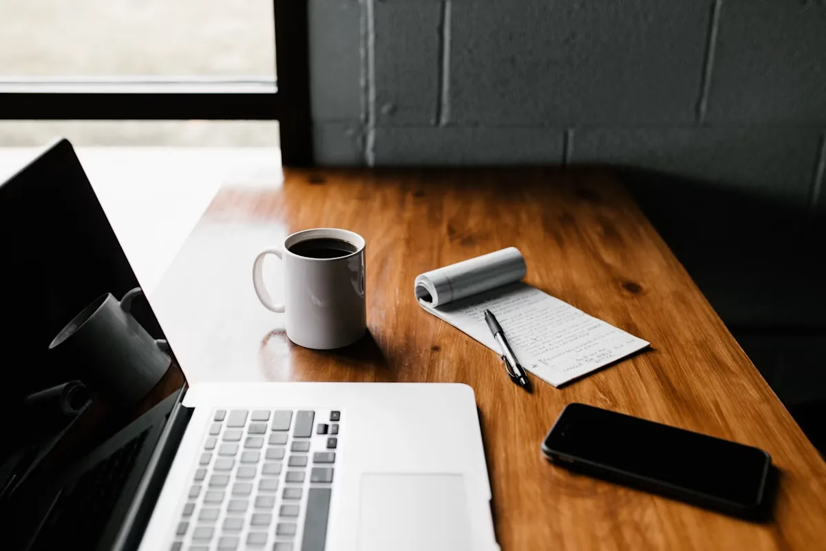 Content marketing for the AI search era in 2026 showing blog article on laptop optimised for Google AI Overviews ChatGPT Search and Perplexity citations