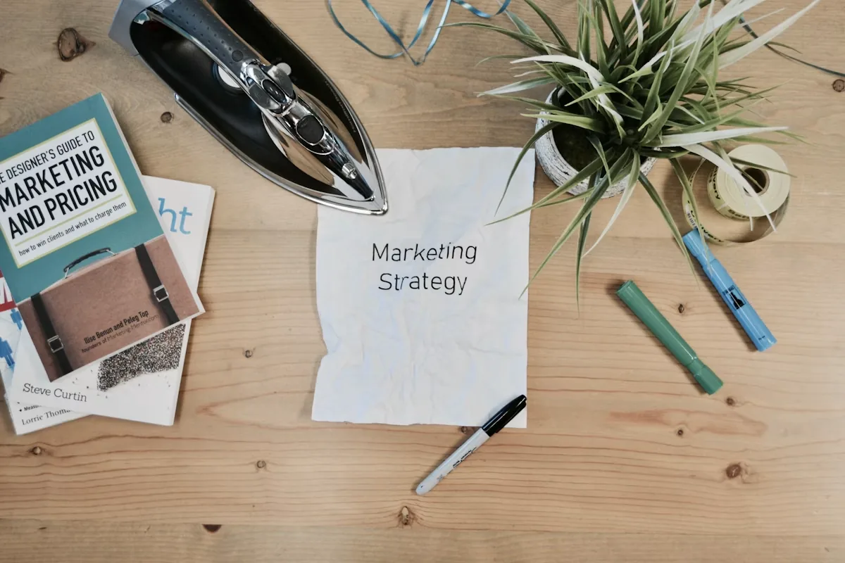 Why Indian businesses need a content marketing agency showing marketing strategy paper for SEO writing keyword research and topical cluster planning