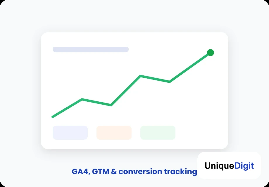 GTM and analytics setup illustration