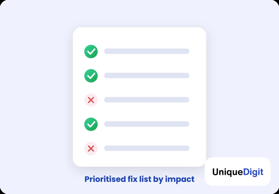 SEO audit and diagnostics illustration