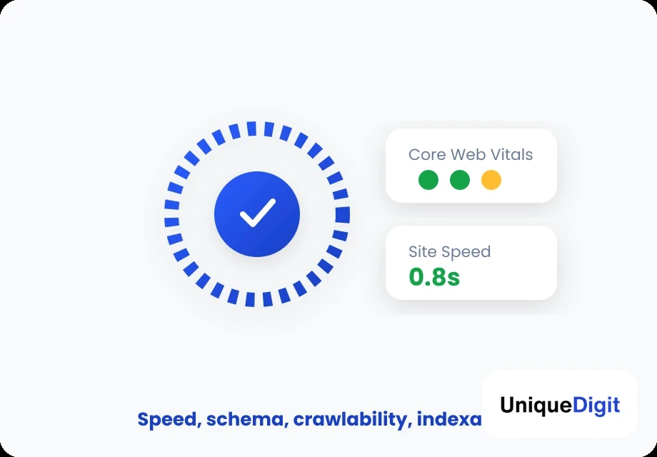Technical SEO services illustration